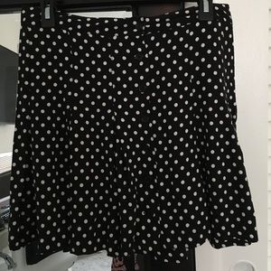 Polka dot skirt  Size L